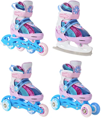 Inlineskates/Triskates/Rollschuhe/Schlittschuhe Raven Senia verstellbare Größe