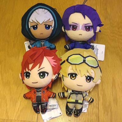 Helios Rising Heroes Akira Brad Oscar Will Plush doll set of 4 Size 6.7''