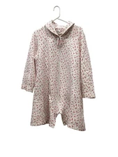 Aria Collection Robe Women’s Sz Medium Quilted Zip Short Brushed Inside Cozy