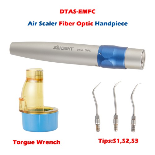 Igienista Dentale Fibra Ottica Air Scaler Manipolo Sonico per Accoppiatore KaV 4/6 Fori - Foto 3 di 24