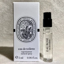 Diptyque Eau Rose Eau de Toilette EDT Sample Spray .06oz, 2ml New in Box