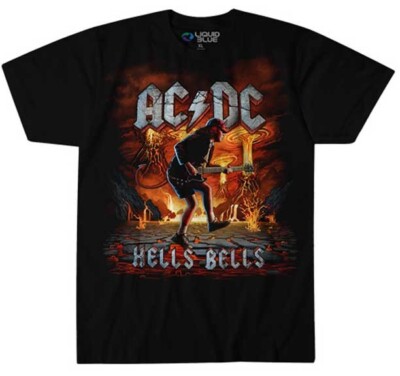 AC/DC   VTG ORIGINAL  HELLS  BELLS  ORIGINAL   XL  t shirt  new