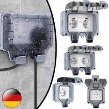 IP66 Wandsteckdose Outdoor Steckdose Gartenst...