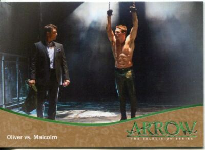 Arrow Season 1 Bronze Parallel Base Card #91 Oliver vs. Malcolm