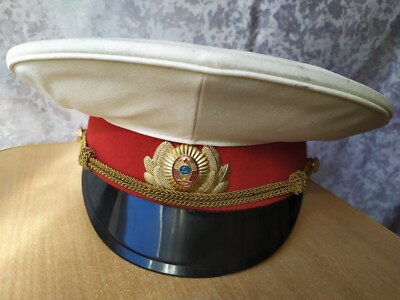 Casquette Militaire Soviétique Officier - Taille 57 - URSS Army - Omsk Russie - Occasion