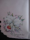 UNUSED 1940s vintage greeting card Sunshine Line ANNIVERSARY White Orchid w/ Bow — photo 5