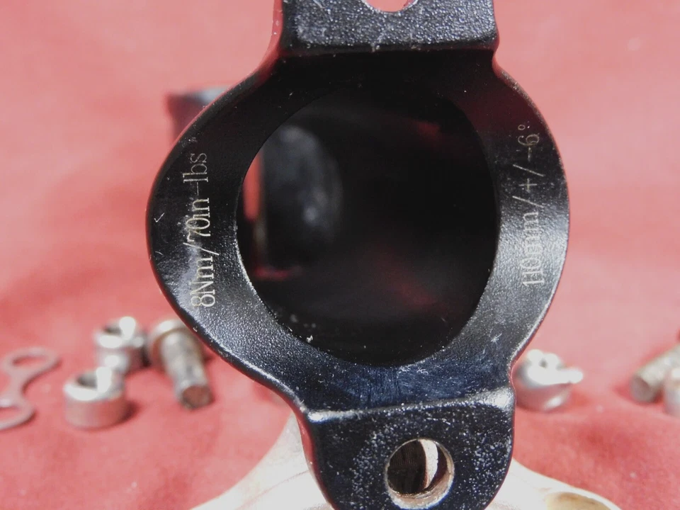 Vástago de aleación negro Easton EA70 11 cm sin rosca 1" 1/8 x 110 mm x 31,8 mm +/-6° Foto 4 de 4