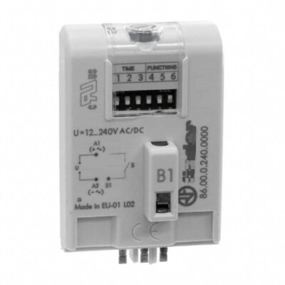 2Pcs 86.00.0.240.0000 12V-240V AC/DC Multi-Function Timer Module Relay