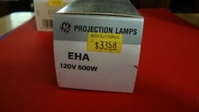 EHA 500 WATT 120 VOLT OVERHEAD PROJECTION LAMP GE BRAND 