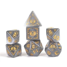 SDZ2002-14 Sirius Dice Dungeons & Dragons: Adventure Dice - Paladin White/Grey