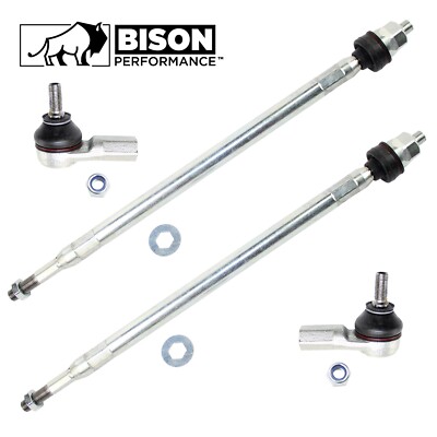 Bison Performance 4pc Inner & Outer Steering Tie Rod End Kit For Civic EL 01-05