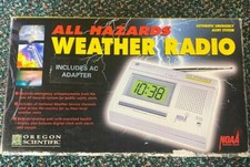 All Hazards Weather Emergency Radio Oregon Scientific WR3000 Tested WORKS 
