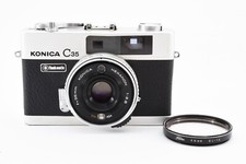  CLAd Konica C35 Flash Matic Silver 35mm Film Camera Exc   2123642 From JAPAN