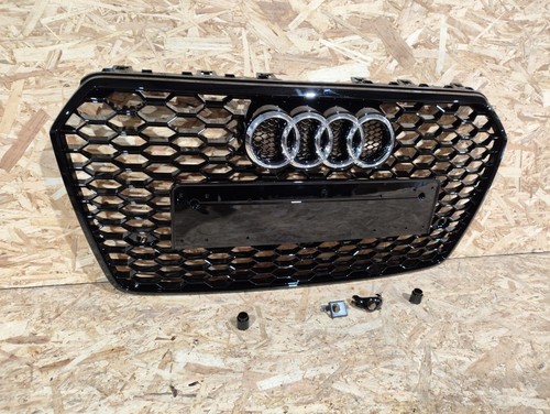 RS7 STYLE GRILL FOR AUDI A7 S7 16-18 FRONT RADIATOR GRILLE FACELIFT HONEYCOMB - Picture 3 of 8