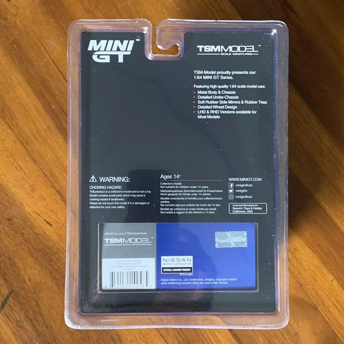 Mini GT #749 Nissan Silvia (S15) Top Secret Matte Blue Malaysia