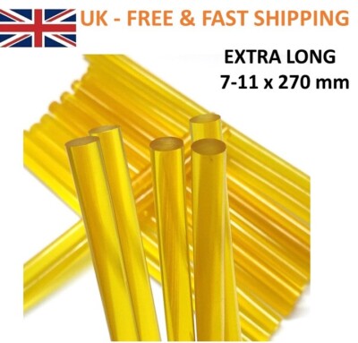 Heißklebestift klar bernstein 7-11mm 270mm Klebesticks für Klebepistole DIY Basteln 