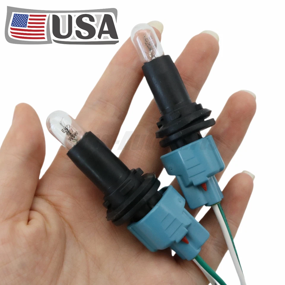 2 piezas bombilla de lámpara de estacionamiento y arnés de enchufe para Toyota Lexus Mazda 3 Corolla Foto 4 de 4