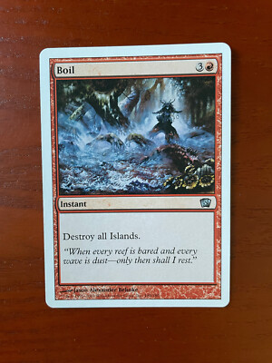 MTG Boil CARD SINGLE USED EXCELLENT CONDITION SEE PHOTOS | eBay