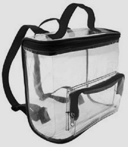 clear purse backpack