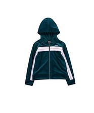 Levi's Girls Velour Jogger Jacket Blue Teal