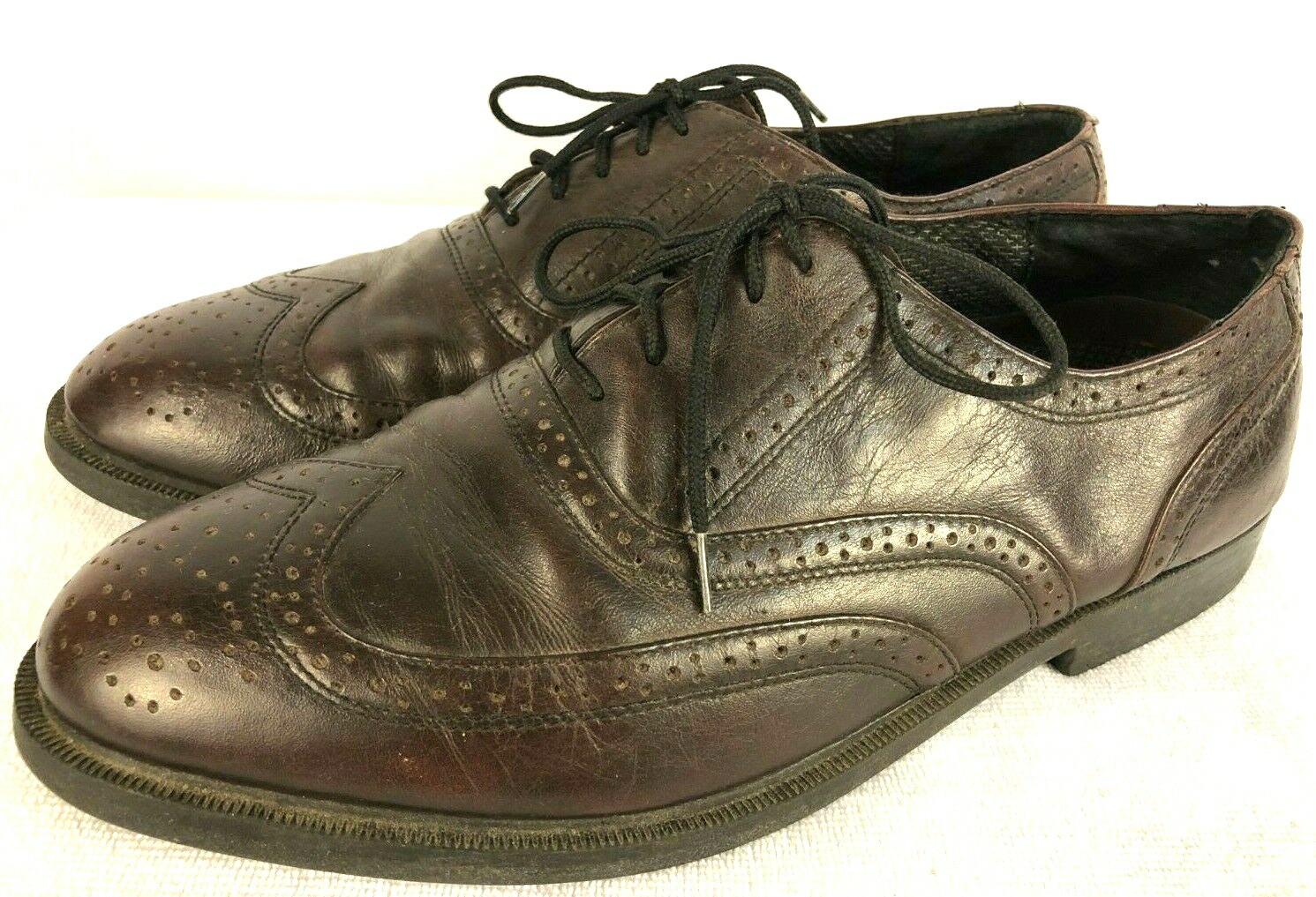 SAOLA Scarpe eleganti Oakton uomo taglia 12 D vera pelle qualità superiore