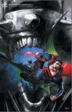 Batman / Superman #1 (2019) Clayton Crain B&W Variant with COA Limited 600