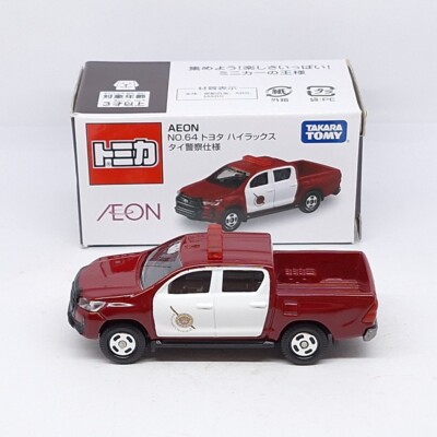 TOMICA Aeon No.64 Toyota Hilux Thailand Police Car 1/70 TOMY 67