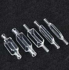 1pcs optical path 1mm-10mm quartz 0.35-3.5ml flow-through cuvette flow cell