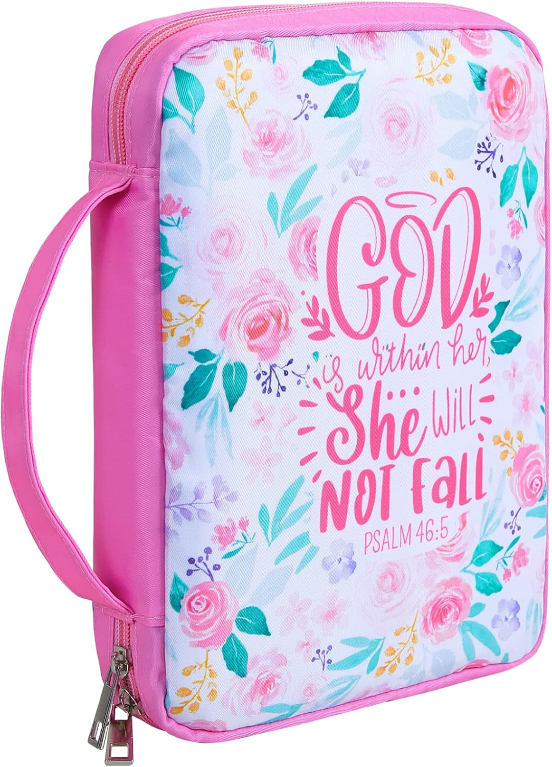 Stylish Large Bible Tote Bag with Handles for Women and Kids Journaling Essentials