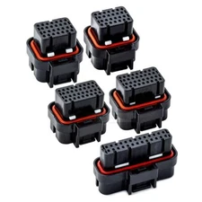 26/34 Pin 3/4/7-Slot Tyco AMP Superseal Automotive ECU Female Connector Plug Kit