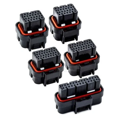26/34 Pin 3/4/7-Slot Tyco AMP Superseal Automotive ECU Female Connector Plug Kit