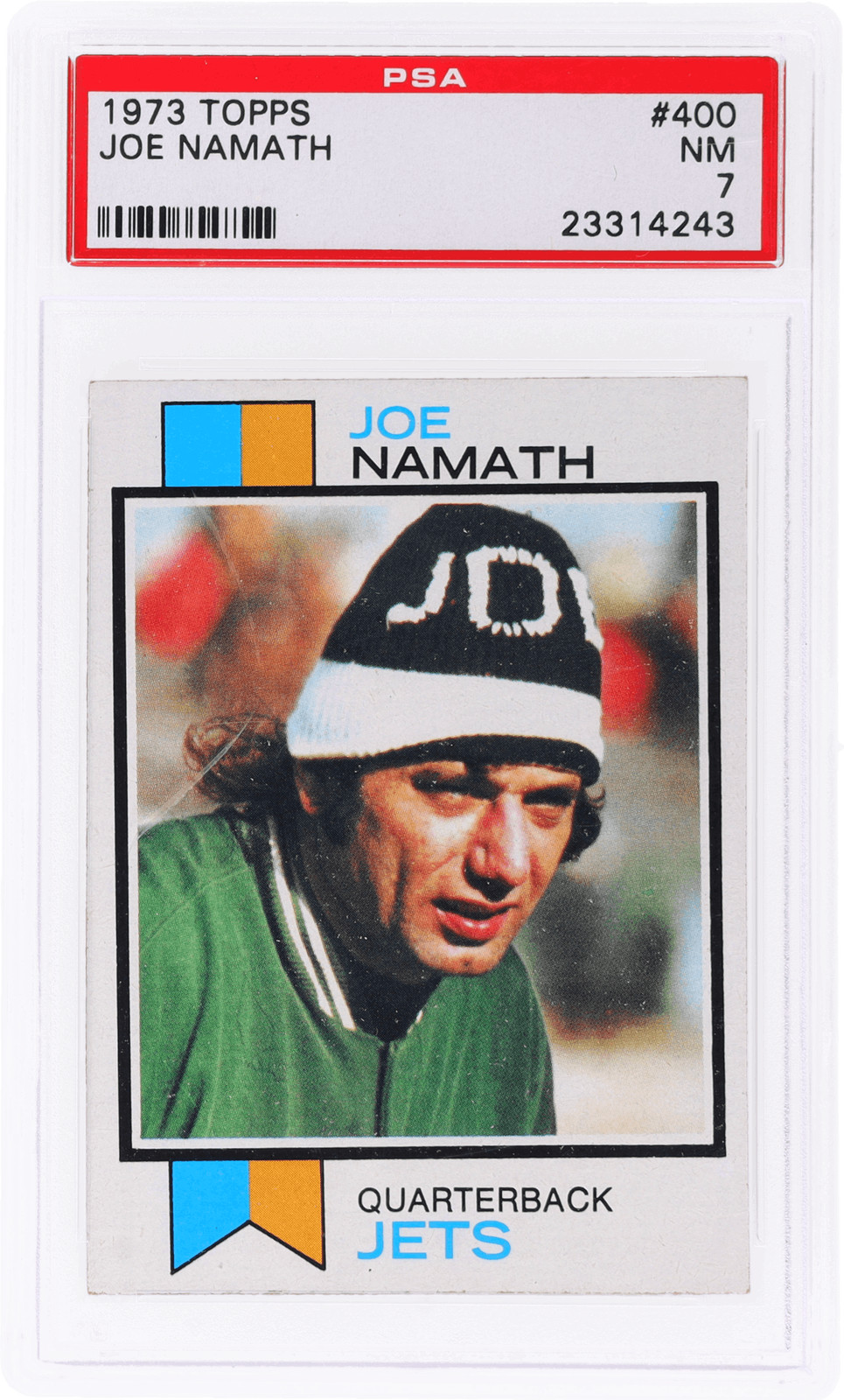 1973 Topps Joe Namath #400 PSA 7