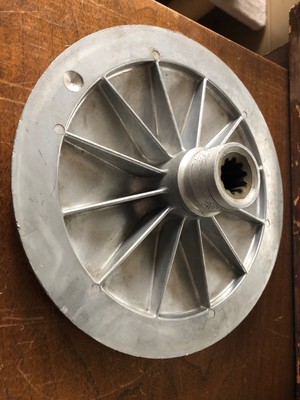 Delta Large 9-1/4'' dia Variable Speed Pulley Splined Sleeve p/n 400001305012