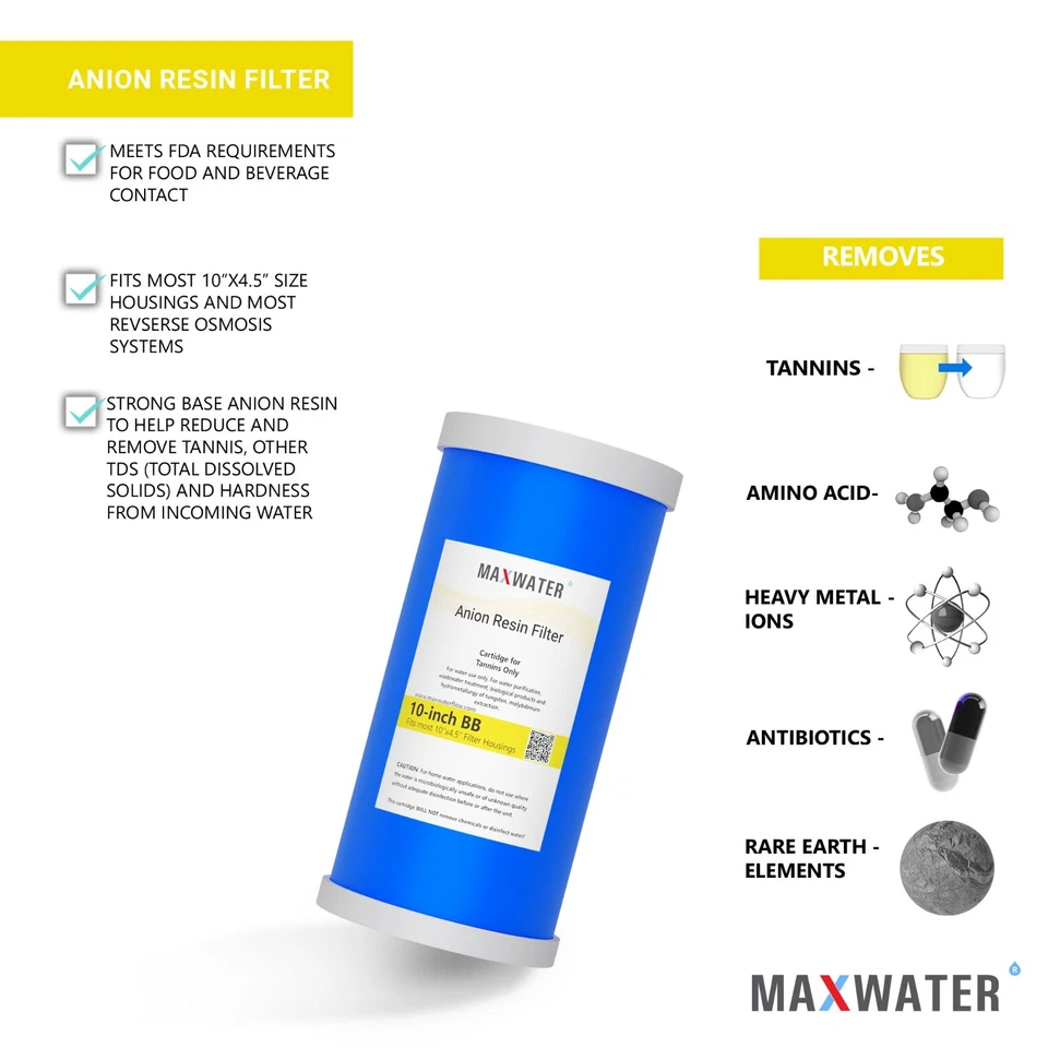 10" x 4.5" Tannis reduction water resin (for Tannis Reduction Only) - Image 3 of 4