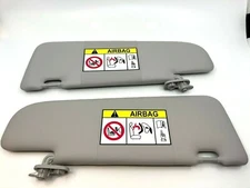 Fit For Fiat Panda 2012- Interior Sunvisor Pair Gray Color LHD