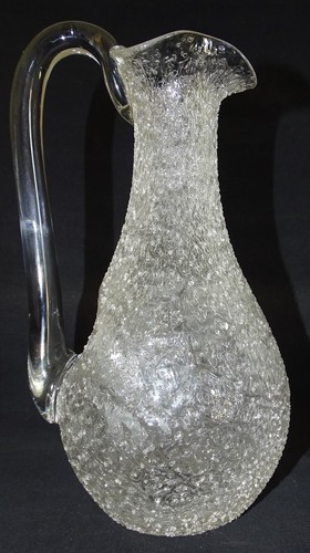 Jarra de vidrio soplado temprano con soporte para hielo - 10 1/2" transparente - Imagen 4 de 7