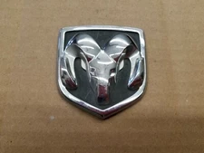 Dodge OEM Chrome & Black Plastic 2 3/8" Emblem Badge Logo Nameplate Name Plate