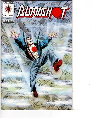 Bloodshot #6 Comic Book Valiant VF/NM KEY - 1st Ninjak (Not in Costume) 1993