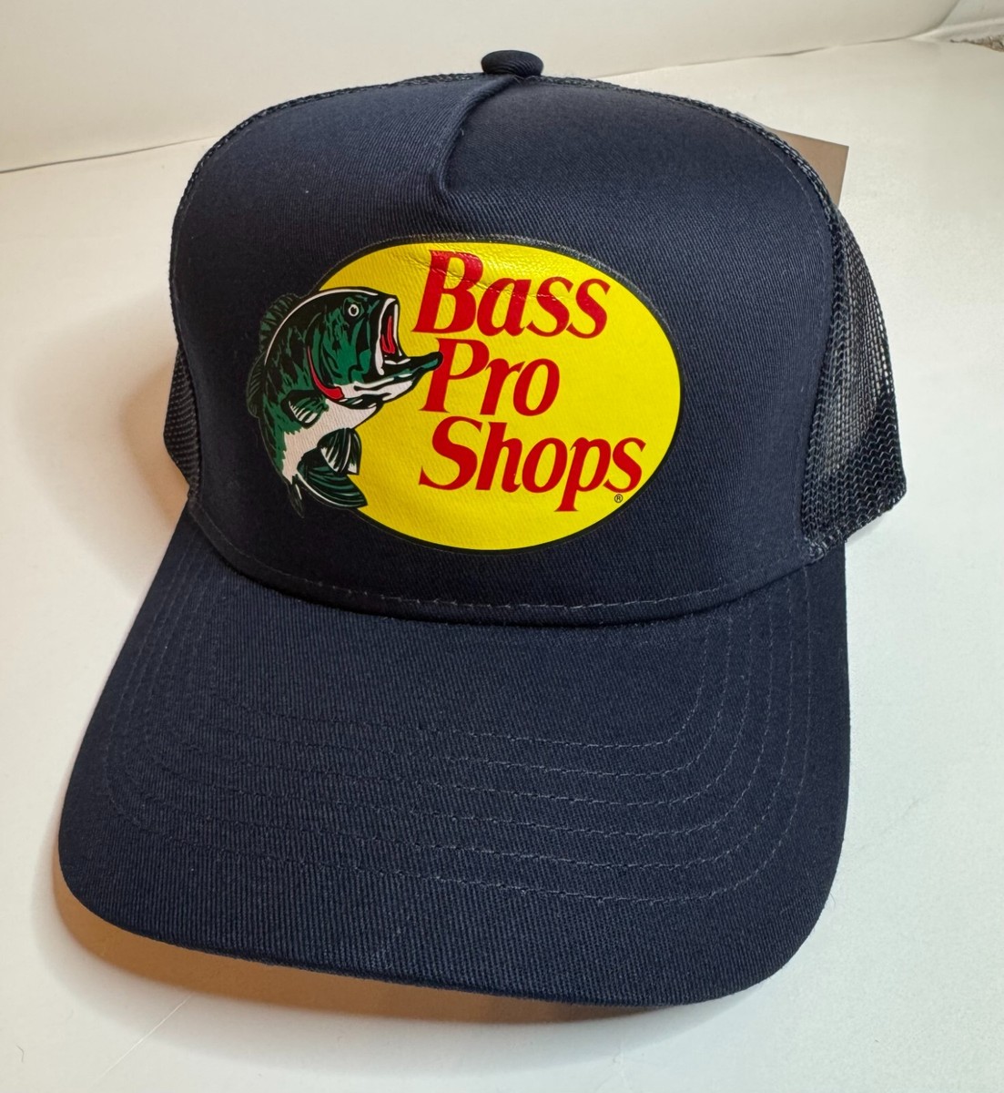 １回のみ、オークション　BASS PRO SHOPS キャップ　帽子　珍品！ Bass Pro Shops Mesh Hat Cap Adjustable Snapback Trucker Fishing
