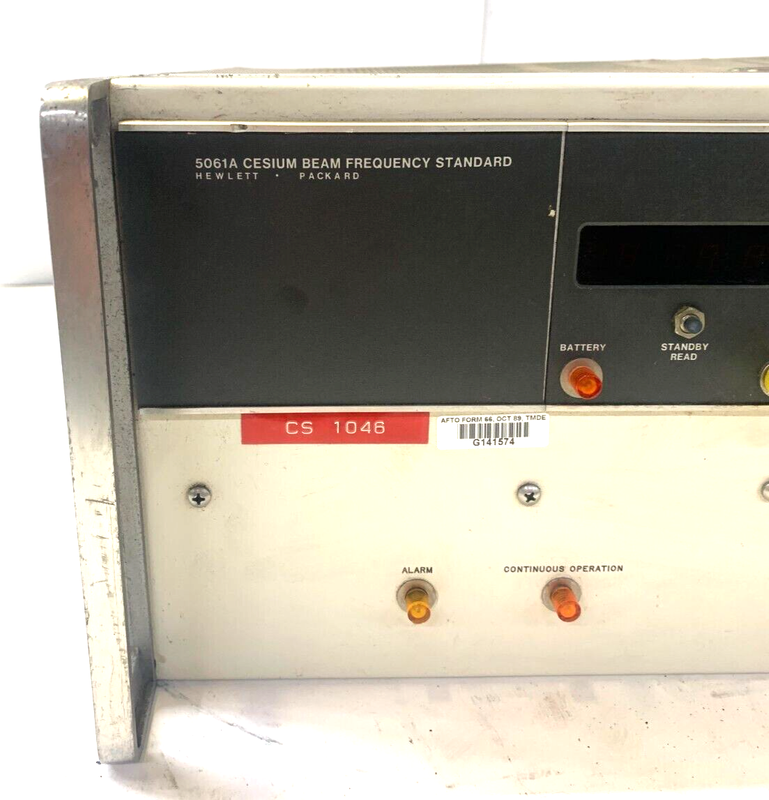 HP CESIUM BEAM FREQUENCY STANDARD 5061A G141574 | eBay