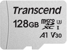 128GB MEMORY CARD TRANSCEND HIGH SPEED MICROSD CLASS A1 U3 for CELL PHONES