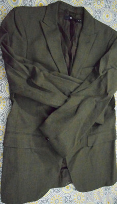 NWT Uniqlo Jil Sander Men's Wool Serge Jacket Khaki Size Medium   