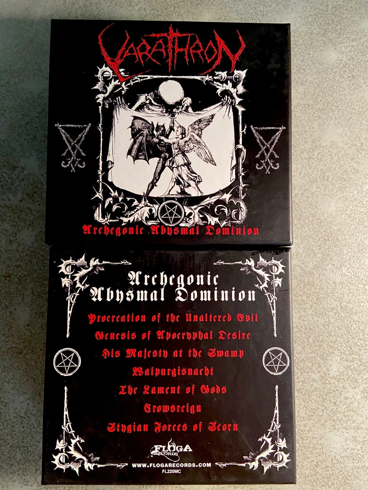 New Sealed Varathron‎ Archegonic Abysmal Dominion Demo Cassette Boxset Box Set - Image 3 of 4