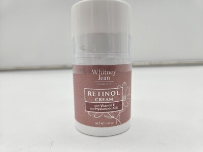 Whitney Jean Retinol Cream w/Hyaluronic Acid & Vit E Face Moisturizer 1.69 oz.