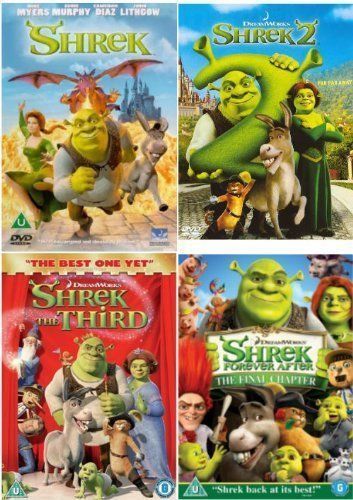 Shrek 1 2 3 And 4