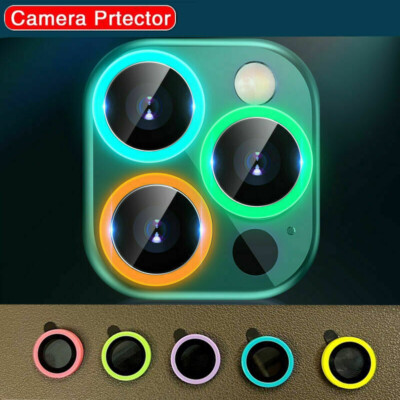 Luminous Tempered Glass Camera Lens Protector For IPhone 14 13 12 Pro MAX - Multicolor