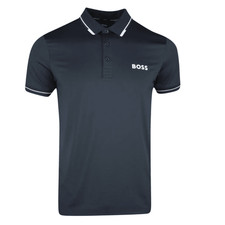Hugo Boss Men's Paul Pro Short Sleeve Polo Shirt, Dark Blue