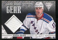 2012-13 Panini Titanium Game Worn Gear #GGBD Brandon Dubinsky