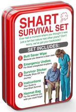 Shart Survival Set - Funny Gag Gift 2024 Boyfriend Gifts Includes Disposable ...
