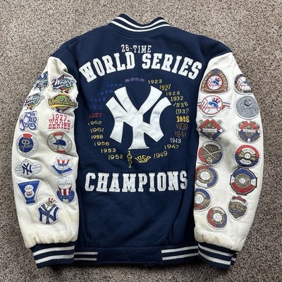 Vintage NY Yankees Varsity Jacket 26 Time World Series Champions Size XXL